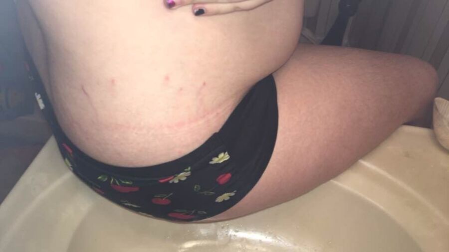 Free porn pics of Who Wants To Cum On My Chubby Belly? 7 of 24 pics