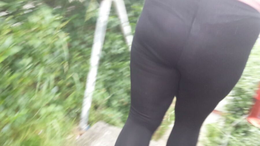 Free porn pics of Fat chav teen friend with see through leggings  1 of 8 pics