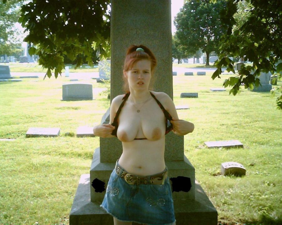 Free porn pics of Nude in the Cemetery 10 of 42 pics