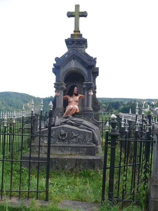 Free porn pics of Nude in the Cemetery 18 of 42 pics
