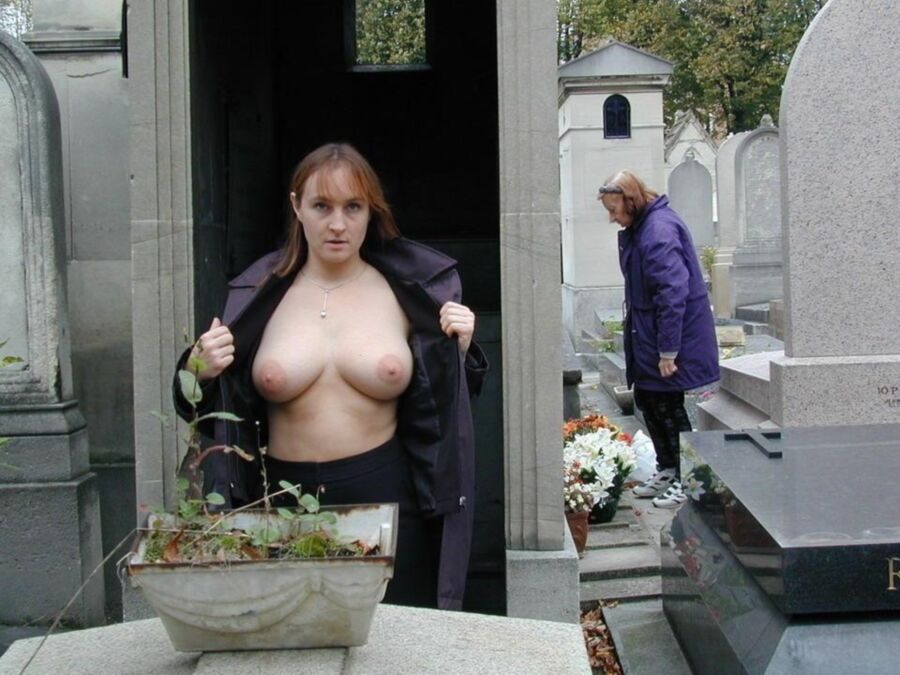 Free porn pics of Nude in the Cemetery 4 of 42 pics