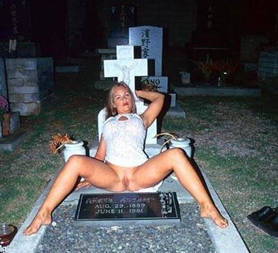 Free porn pics of Nude in the Cemetery 8 of 42 pics