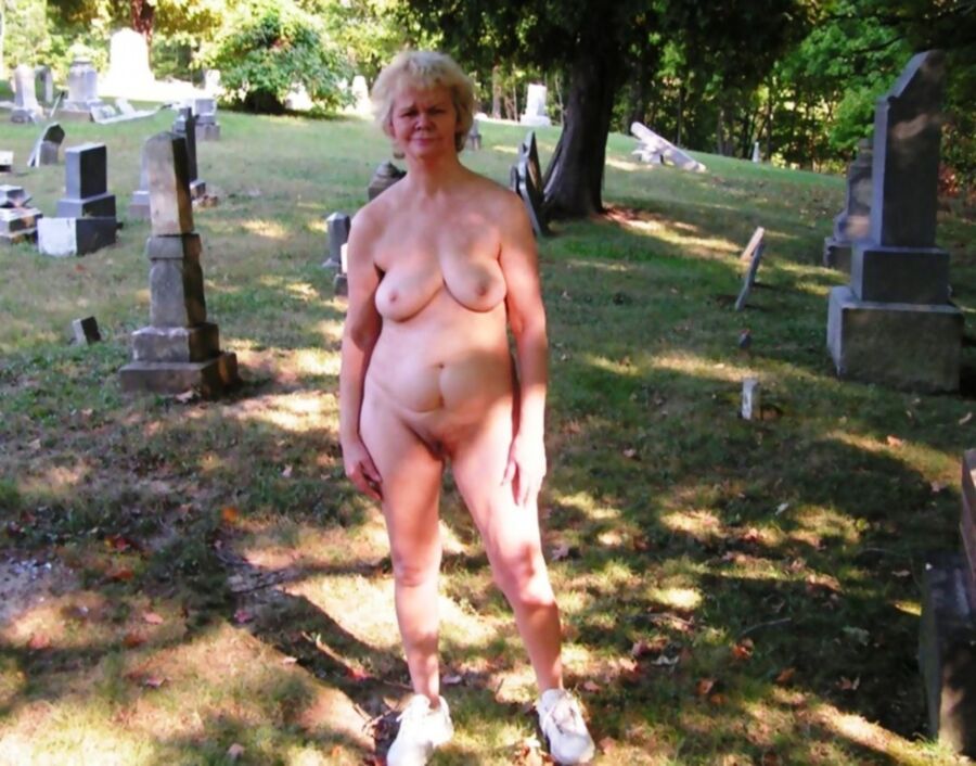 Free porn pics of Nude in the Cemetery 11 of 42 pics