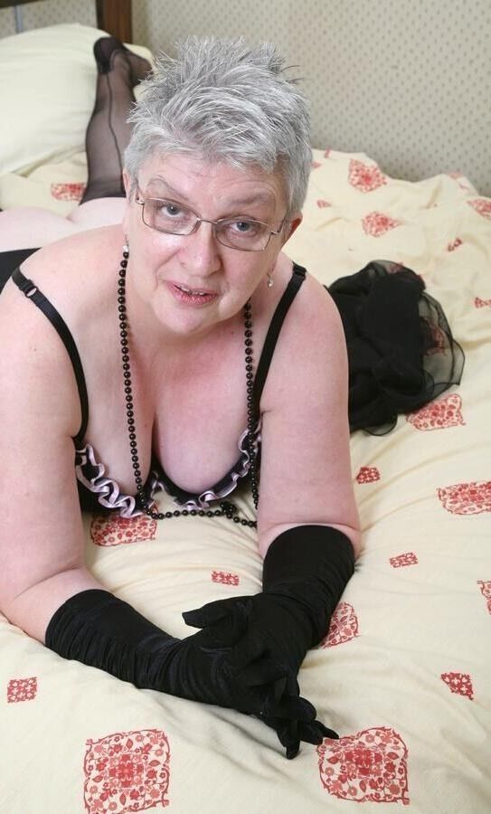 Free porn pics of Grey Haired Granny in black Stockings 16 of 199 pics