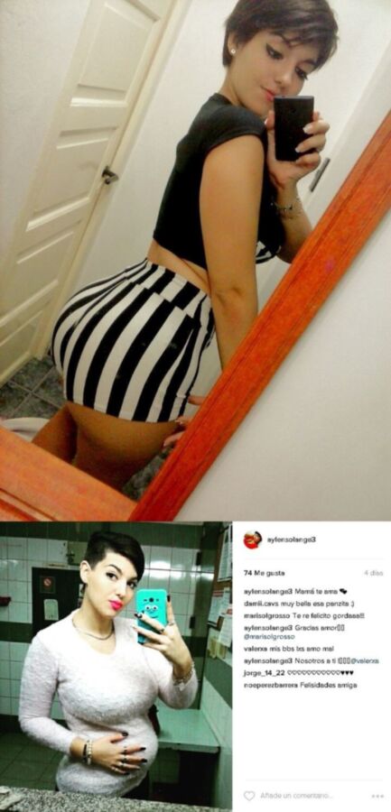 Free porn pics of Aylen - hot ass short haired Latina girl non-nude 13 of 25 pics