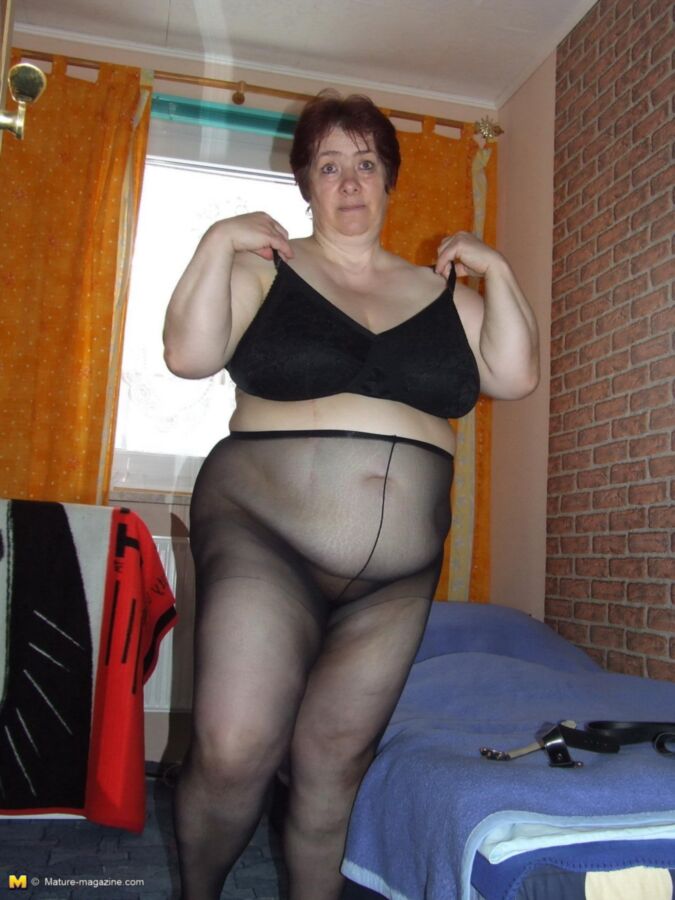 Free porn pics of Fat and Ugly Pantyhose Granny 24 of 152 pics