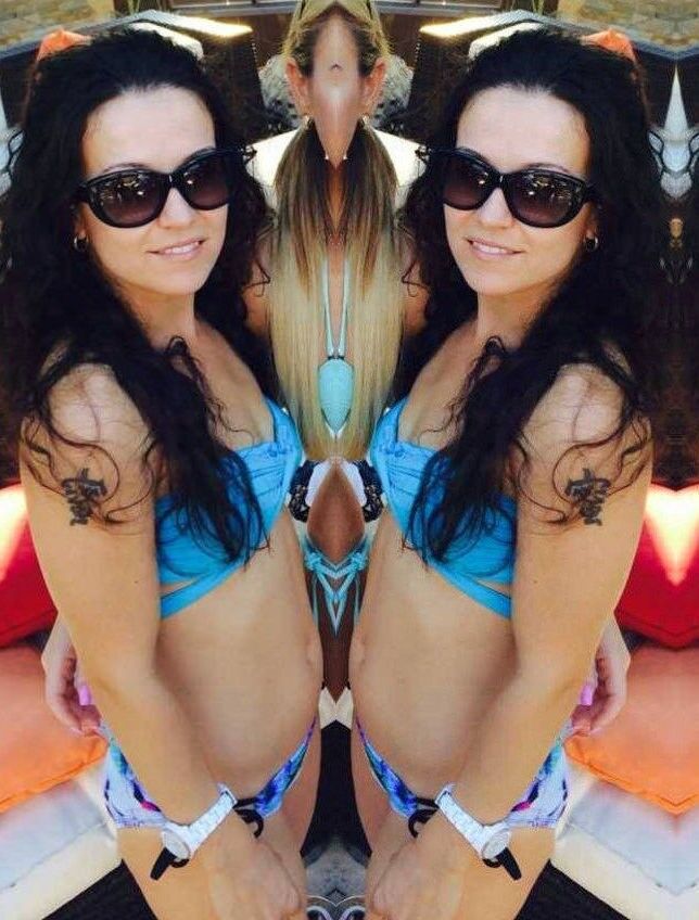 Free porn pics of Ashley Whitcroft Stripper Takes On Several Cock Hardening Bikini 6 of 15 pics