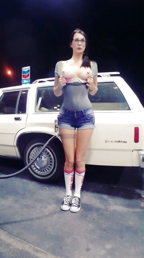Free porn pics of Do you want some help at the gas station? 24 of 28 pics