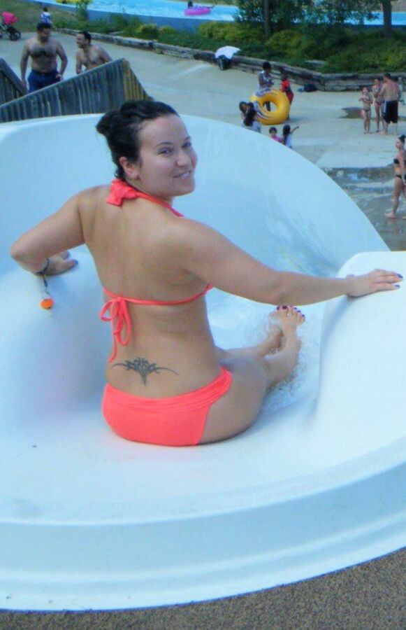 Free porn pics of Ashley Whitcroft Stripper Takes On Several Cock Hardening Bikini 15 of 15 pics