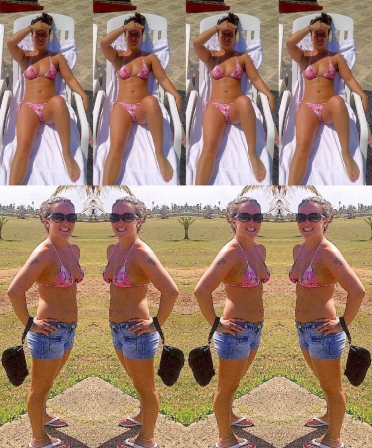 Free porn pics of Ashley Whitcroft Stripper Takes On Several Cock Hardening Bikini 13 of 15 pics