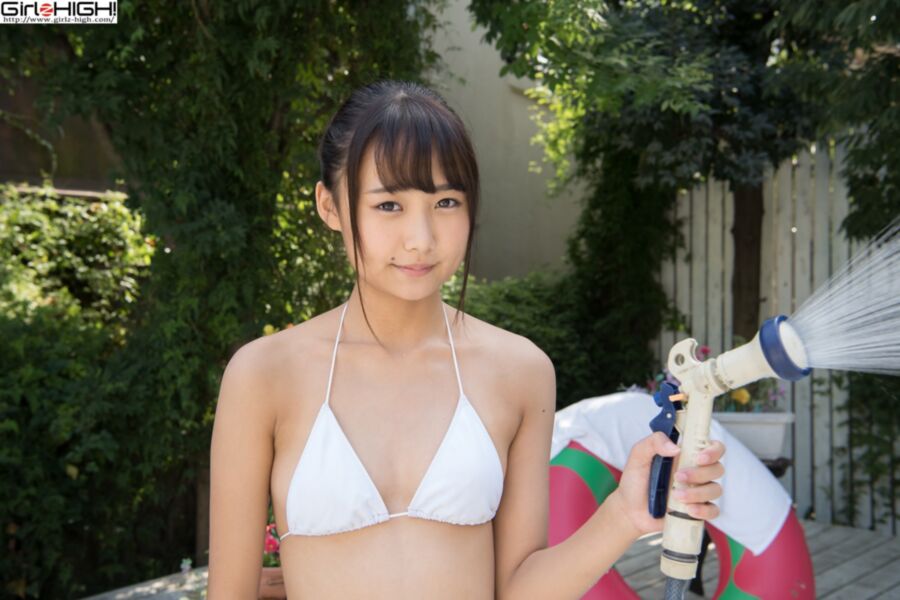 Free porn pics of Japanese Beauties - Karen N - White Bikin 7 of 46 pics