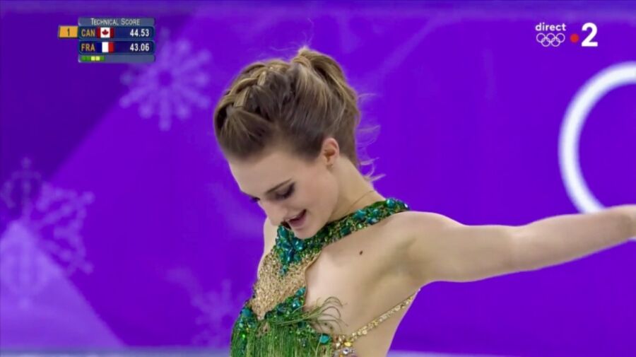 Free porn pics of Gabriella Papadakis topless at the olympic games 5 of 23 pics