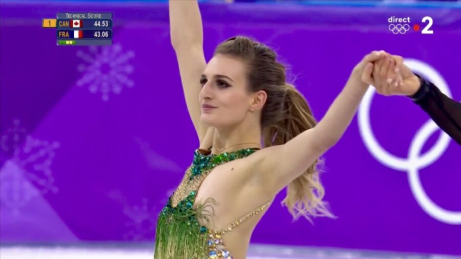 Free porn pics of Gabriella Papadakis topless at the olympic games 17 of 23 pics