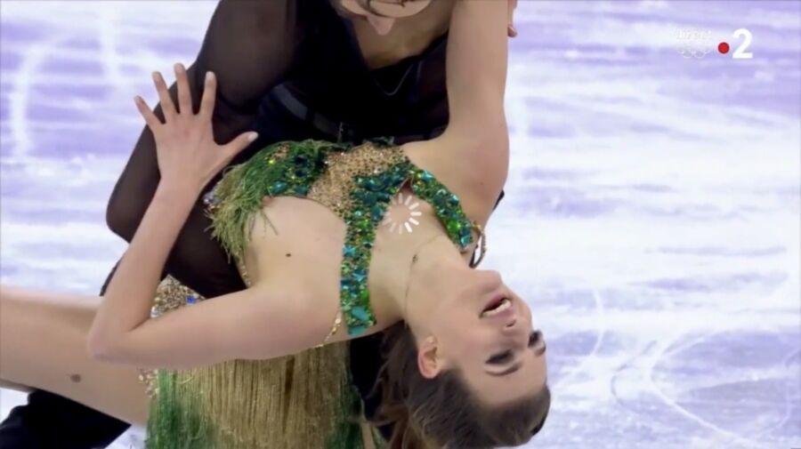 Free porn pics of Gabriella Papadakis topless at the olympic games 19 of 23 pics