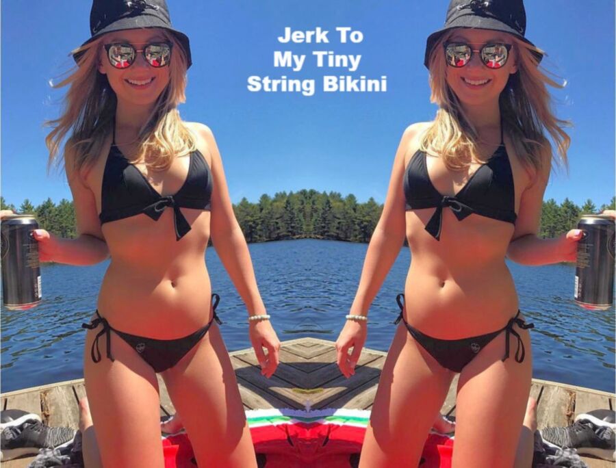Free porn pics of Jenna Hunter Wore An Itsy Btsy Teeny Weeny Bikini 2 of 15 pics