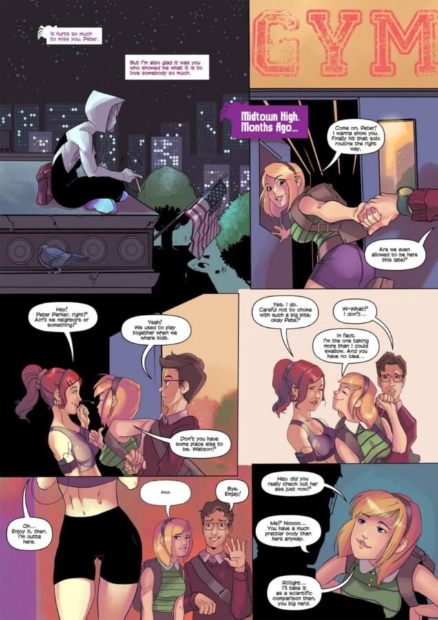 Free porn pics of Spiderman Comic - Spider Gwen Spiderverse 3 of 9 pics