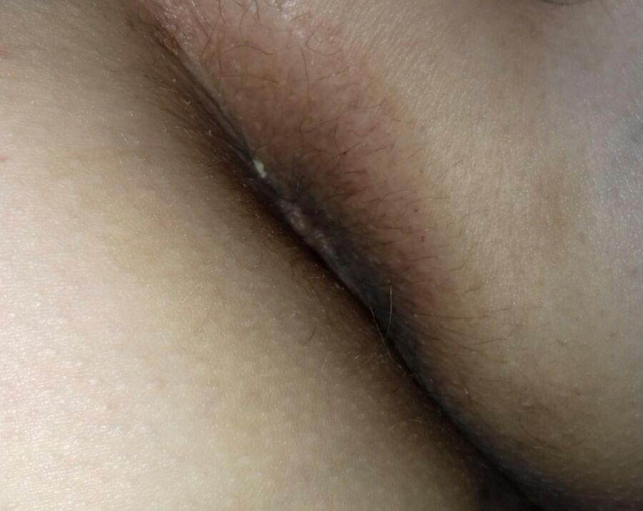 Free porn pics of Playing with my asleep wife 5 of 7 pics