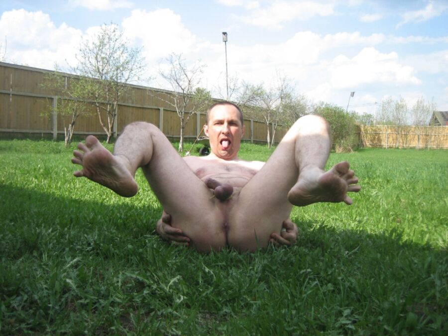 Free porn pics of Russian gay slut lying on the grass 1 of 11 pics