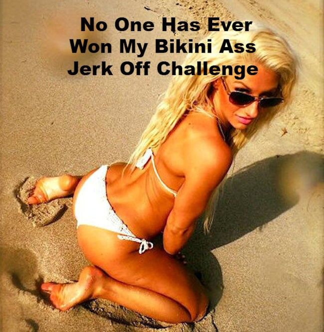 Free porn pics of Melissa Hardbody Challenged You To Bikini Ass Jerk Off 1 of 15 pics