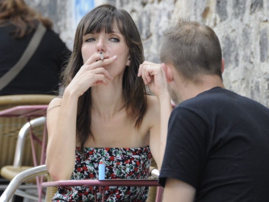 Free porn pics of Sixty-four brunettes smoking cigarettes. 7 of 64 pics