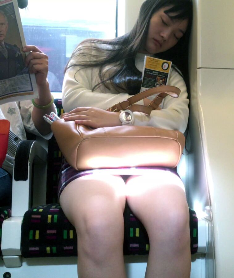 Free porn pics of Upskirts on trains 6 of 37 pics