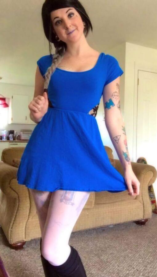 Free porn pics of Tatted teen wants to be dominated  4 of 31 pics