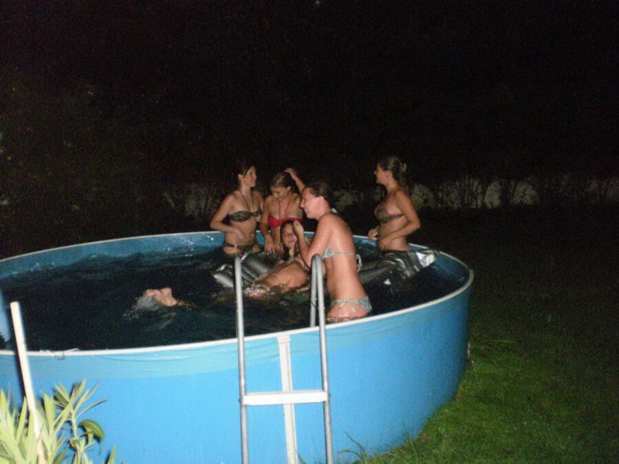 Free porn pics of Mixed Teen group having fun outdoors 14 of 95 pics