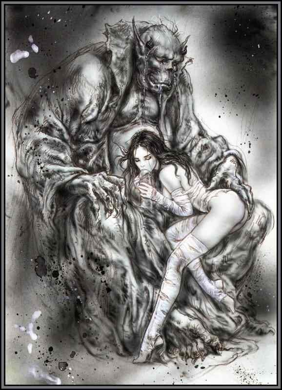 Free porn pics of A bela e o monstro by Luis Royo 16 of 16 pics