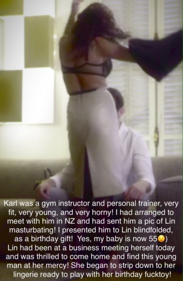 Free porn pics of I introduce Lin to Karl, a fitness coach with an incredible hard 1 of 10 pics