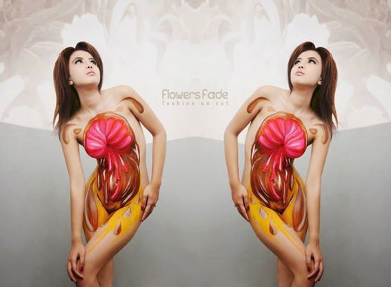 Free porn pics of Indonesian Body Painting 3 of 35 pics