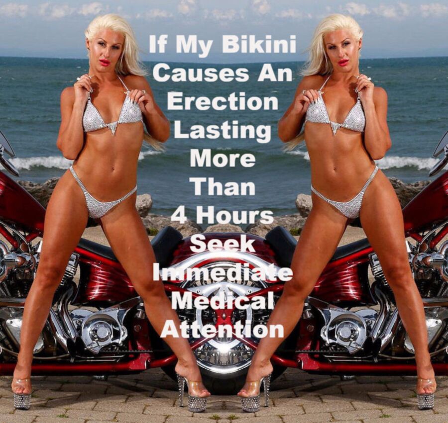 Free porn pics of Melissa Hardbody Motorcycle Bikini Wants You To Jerk To Her Ass 3 of 15 pics