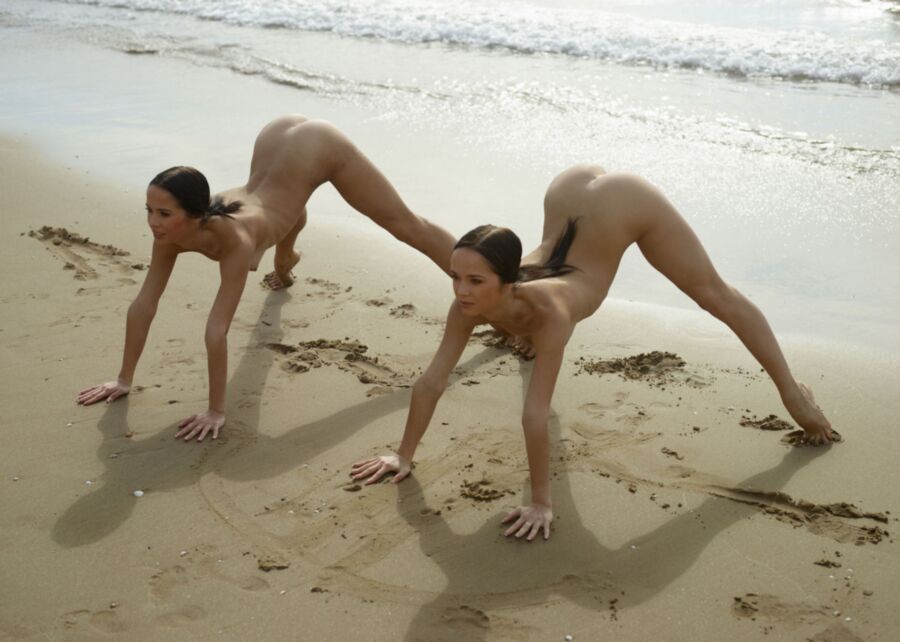 Free porn pics of twins Julietta & Magdalena - Beach Ballet 8 of 276 pics
