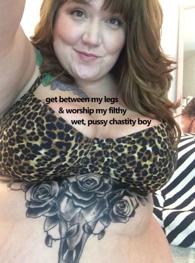 Free porn pics of bbw femdom - chastised slave 16 of 16 pics