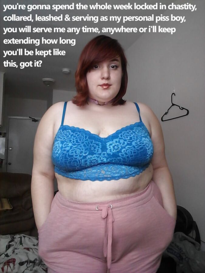 Free porn pics of bbw femdom - chastised slave 9 of 16 pics