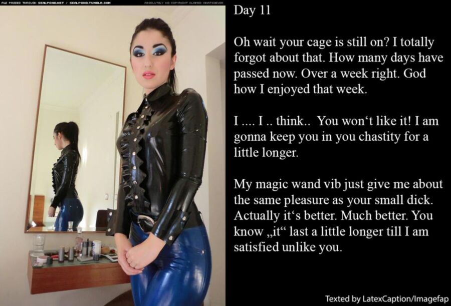 Free porn pics of Latex Chastity [Story]: Miss Rubberwife 3 of 8 pics