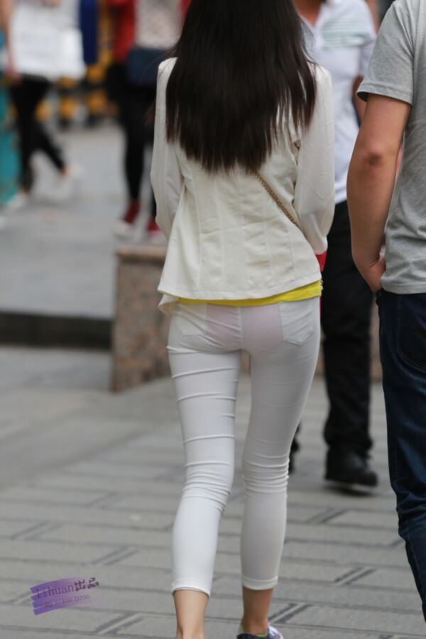Free porn pics of voyeur: Chinese small asses in white.... 13 of 25 pics