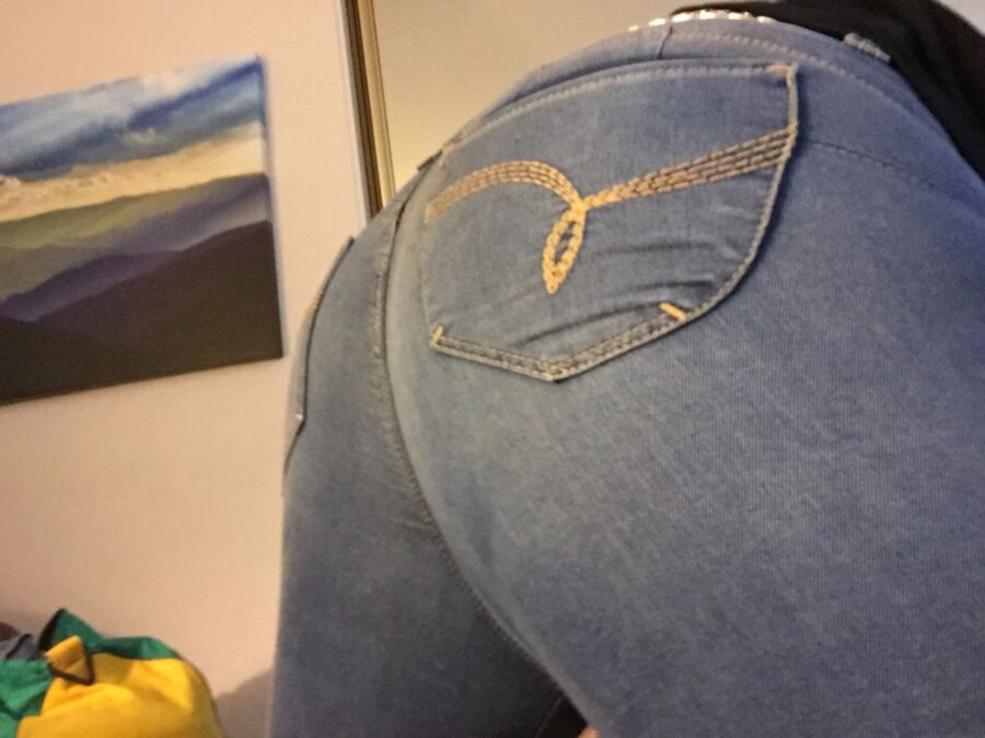 Free porn pics of Crossdresser in tight YMI skinny jeans 23 of 128 pics