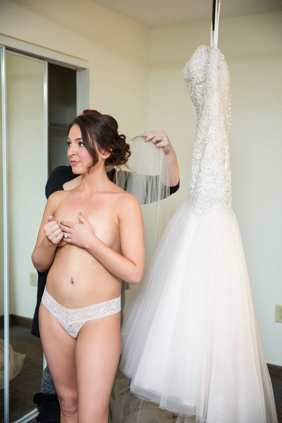 Free porn pics of Sexy Bride & Bridesmaids Getting Ready For Big Day 3 of 15 pics
