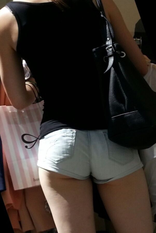 Free porn pics of Close up shorts ass 1 of 40 pics