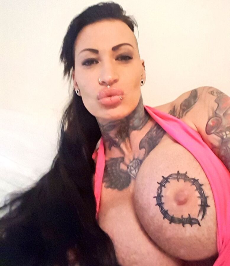 Free porn pics of The Latest Trend in Tits is Tattooed 24 of 24 pics