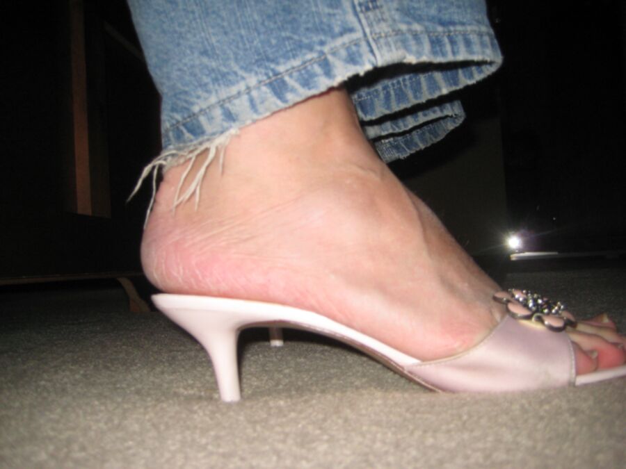Free porn pics of My feet in heels 4 of 38 pics