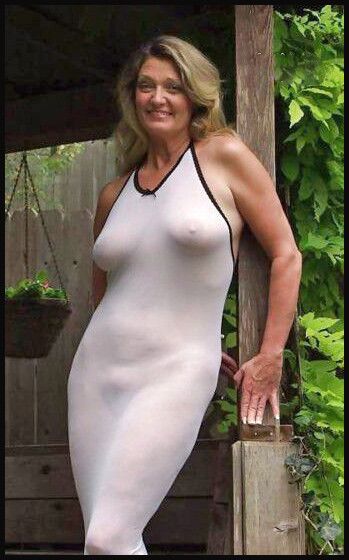 Free porn pics of Candid - Seethrough - Wearing white - Pussy in public 16 of 17 pics