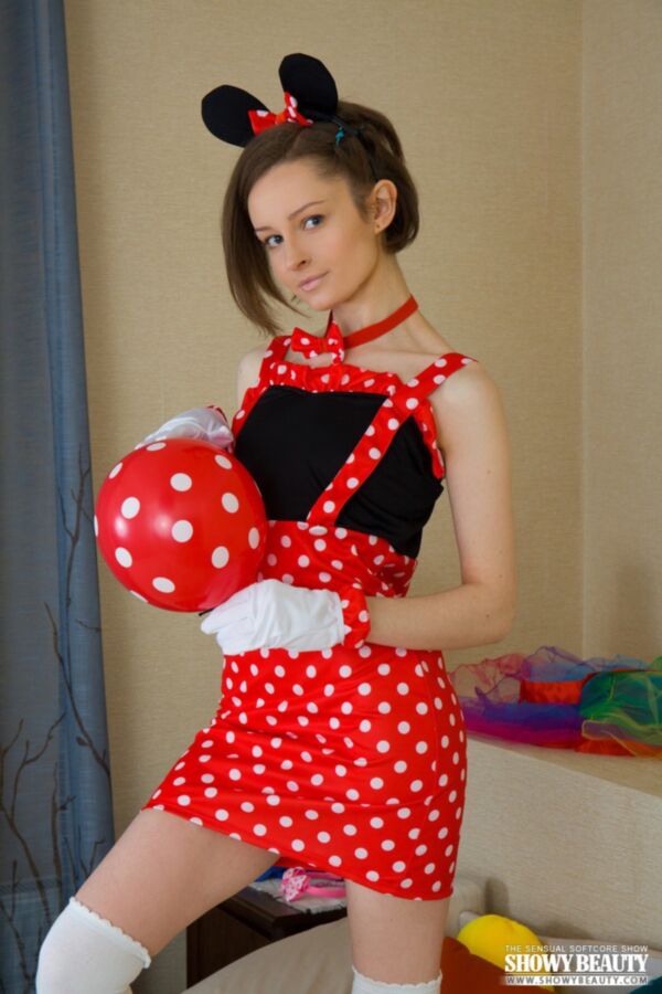Free porn pics of Cute babe in mouse outfit 2 of 20 pics