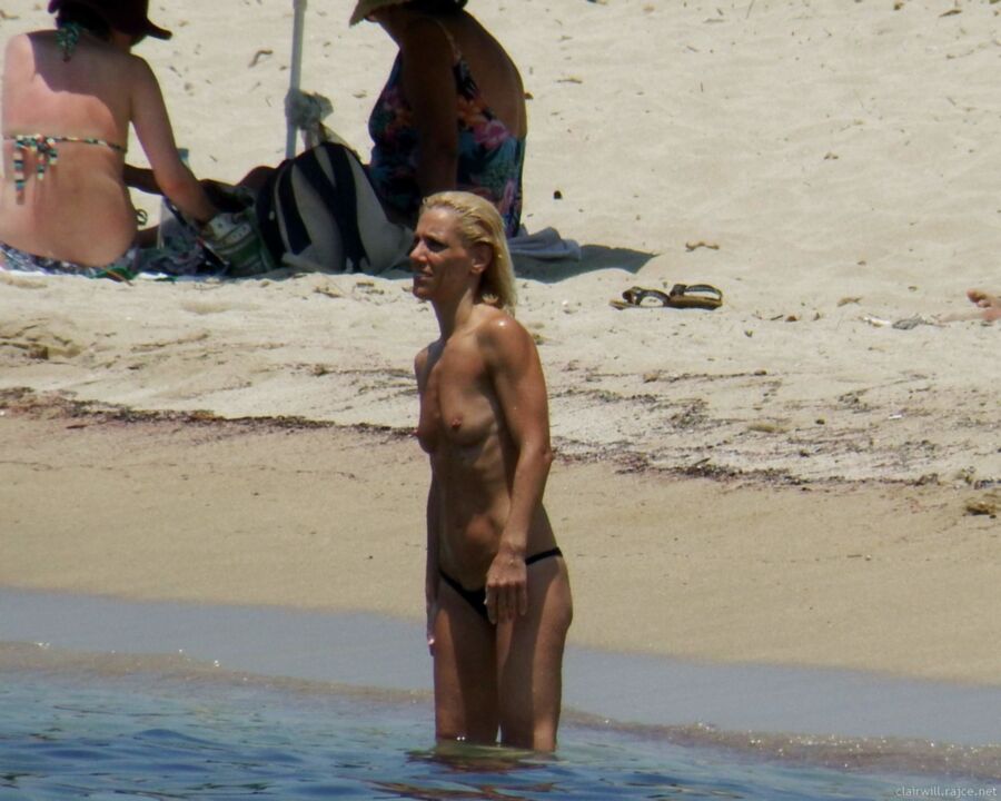 Free porn pics of Blonde MILF at the beach 13 of 50 pics