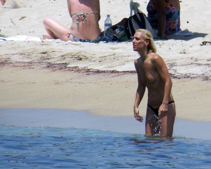 Free porn pics of Blonde MILF at the beach 11 of 50 pics