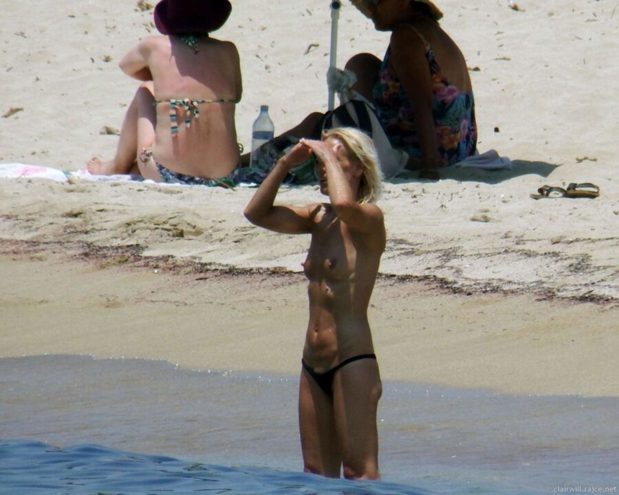 Free porn pics of Blonde MILF at the beach 6 of 50 pics