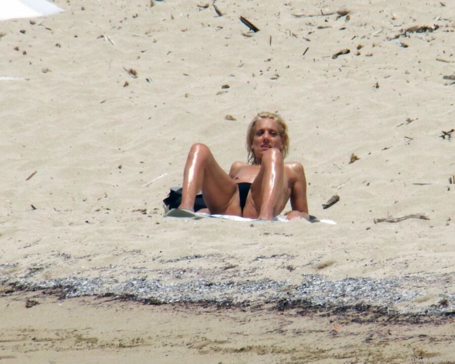 Free porn pics of Blonde MILF at the beach 17 of 50 pics