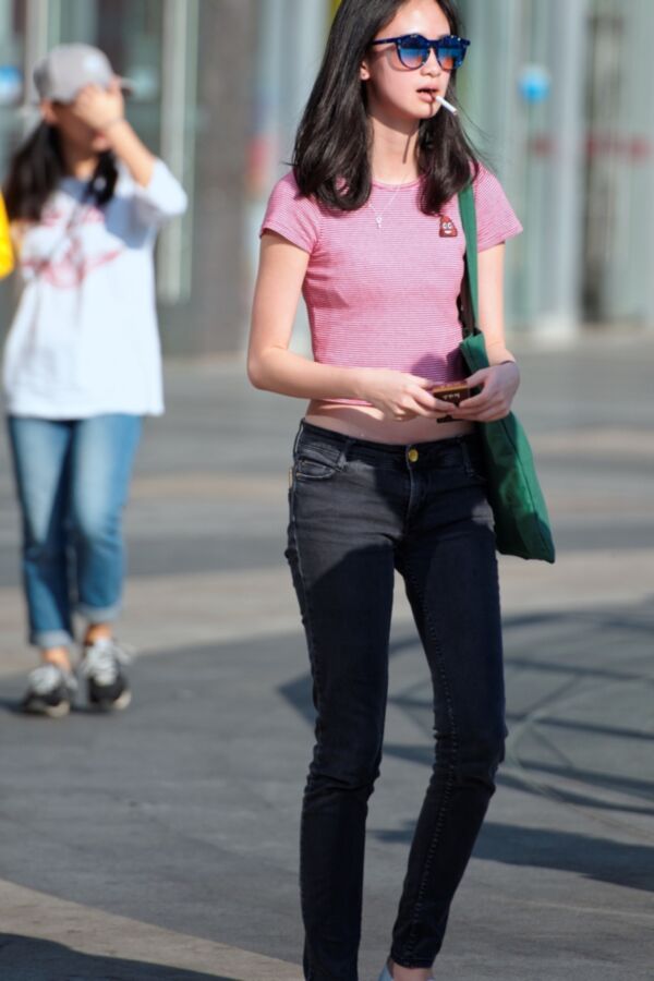 Free porn pics of Street Voyeur: Chinese girls in Jeans 20 of 40 pics