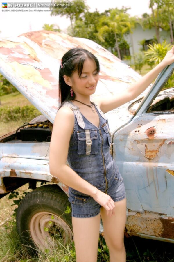 Free porn pics of natalee cambell denim jumpsuit 1 of 77 pics