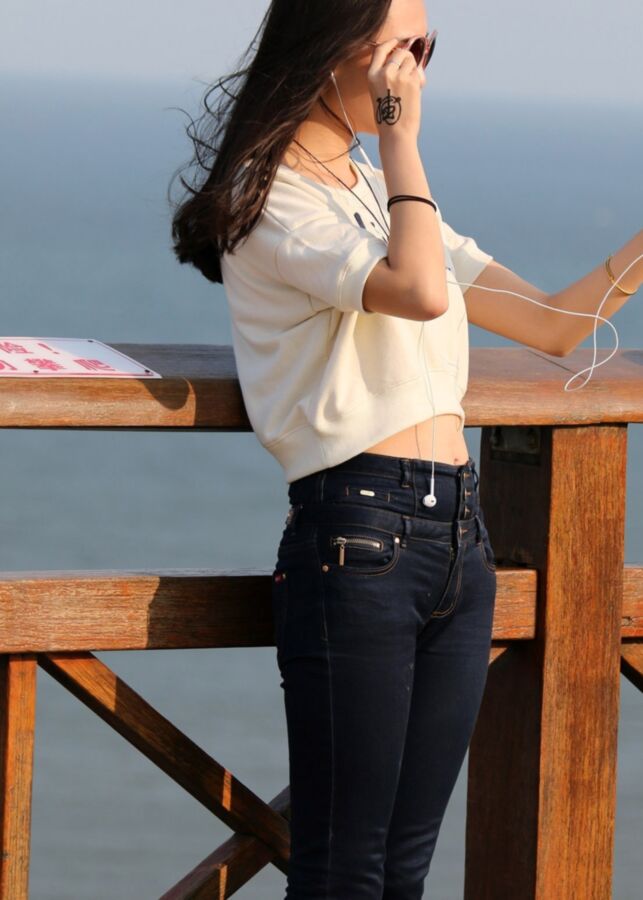 Free porn pics of Street Voyeur: Chinese girls in Jeans 10 of 40 pics